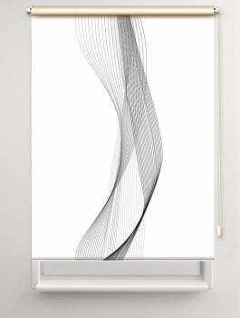 Rollo Stream 2 black, Rollo, Motivrollo, Rollo mit Druck, Fotorollo, bedrucktes Rollo, Fensterrollo,verdunkelndes Rollo, Sonnenschutz Rollo